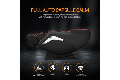 HOMASA Red Full Body Massage Chair Zero Gravity Recliner