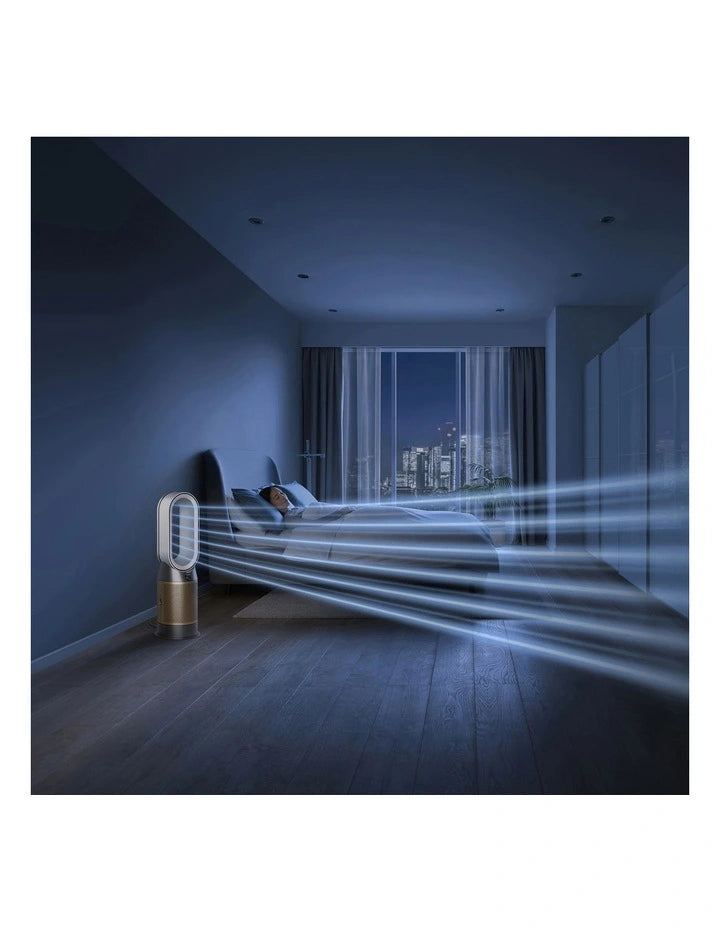 Dyson Hot and Cool Formaldehyde Purifying Fan Heater in White/Gold HP09