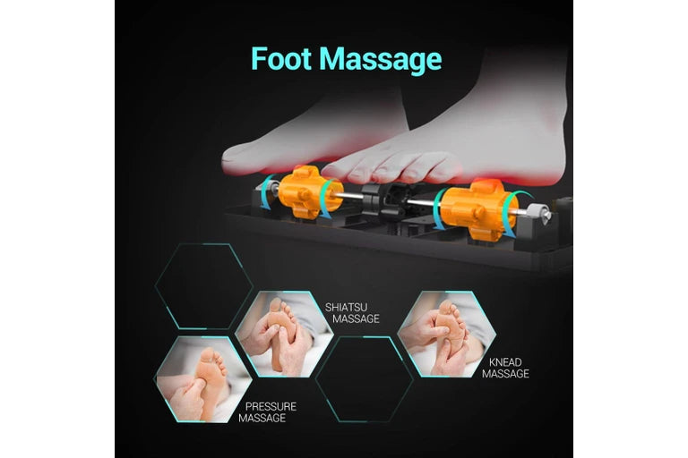 HOMASA 4D Electric Massage Recliner Chair Zero Gravity Massager Grey